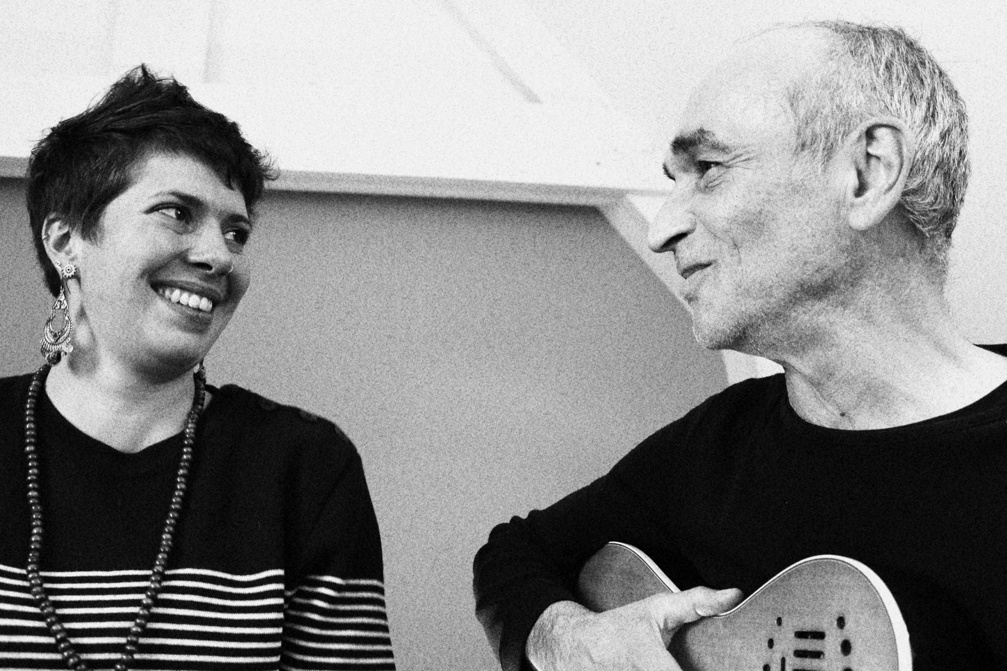Camille Dumont et Jean-René Dalerci en duo, souriant